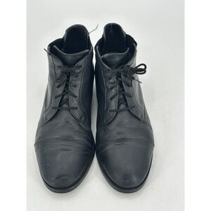 Ariat ATS Ankle Dress Boots Women Size 7.5 Black Leather Chelsea Boot 91601